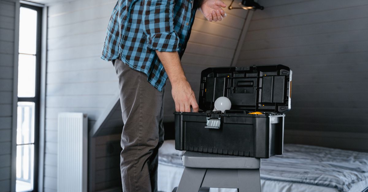 technician toolbox house entrance — Orange County Pro Locksmith